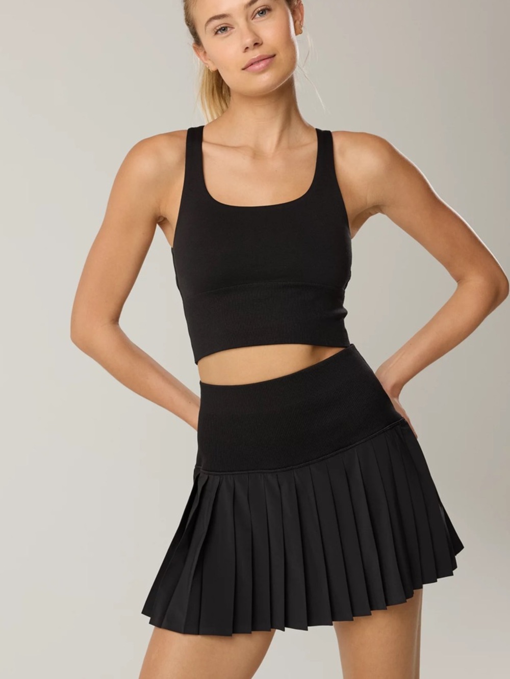 OFFLINE By Aerie Seamless Pleated Mini Skort